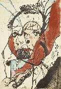 Theo van Doesburg Mannenportret Germany oil painting artist
